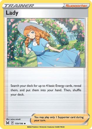 Image of Lady 159/196  SWSH11 Lost Origin - Uncommon