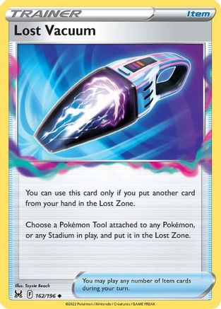 Image of Lost Vacuum 162/196  - Reverse Holofoil SWSH11 Lost Origin - Uncommon