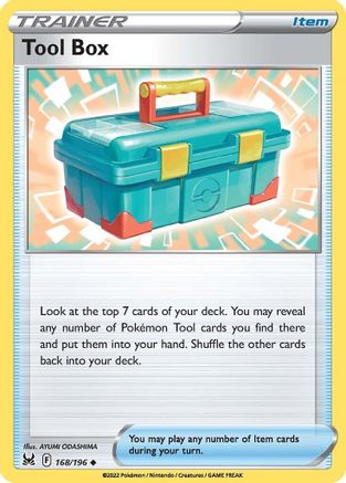 Image of Tool Box 168/196  - Reverse Holofoil SWSH11 Lost Origin - Uncommon