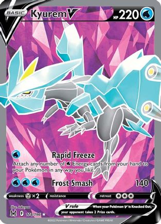 Image of Kyurem V (Full Art) 174/196  - Holofoil SWSH11 Lost Origin - Ultra Rare