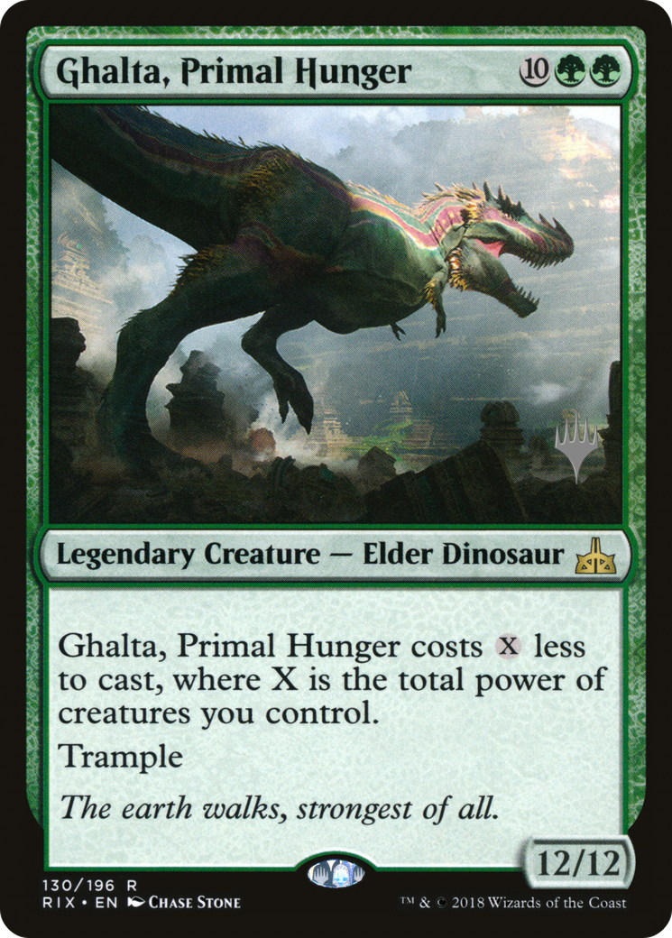 Image of Ghalta, Primal Hunger (PPM20-130) - Rivals of Ixalan Promos
