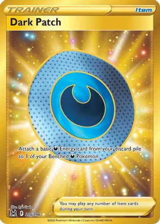 Image of Dark Patch (Secret) 216/196  - Holofoil SWSH11 Lost Origin - Secret Rare
