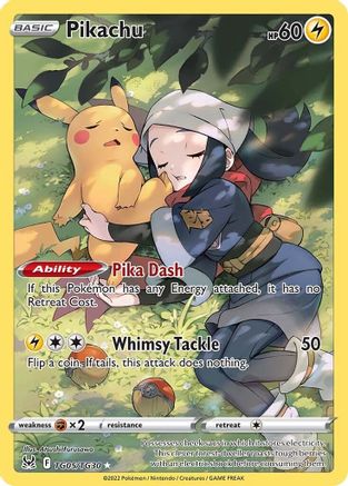 Image of Pikachu TG05/TG30  - Holofoil SWSH11 Lost Origin Trainer Gallery - Ultra Rare