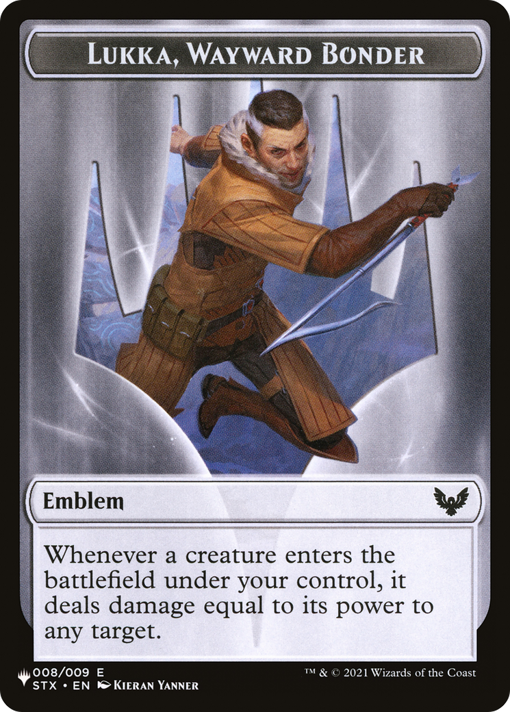 Image of Lukka, Wayward Bonder Emblem (PLST-TSTX-8) - The List