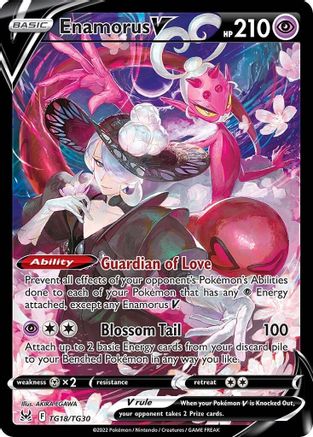 Image of Enamorus V TG18/TG30  - Holofoil SWSH11 Lost Origin Trainer Gallery - Ultra Rare