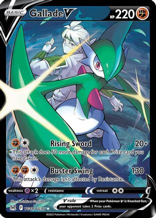 Image of Gallade V TG19/TG30  - Holofoil SWSH11 Lost Origin Trainer Gallery - Ultra Rare