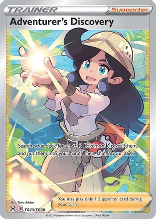 Image of Adventurer's Discovery TG23/TG30  - Holofoil SWSH11 Lost Origin Trainer Gallery - Ultra Rare