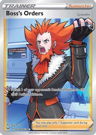Image of Boss's Orders TG24/TG30  - Holofoil SWSH11 Lost Origin Trainer Gallery - Ultra Rare