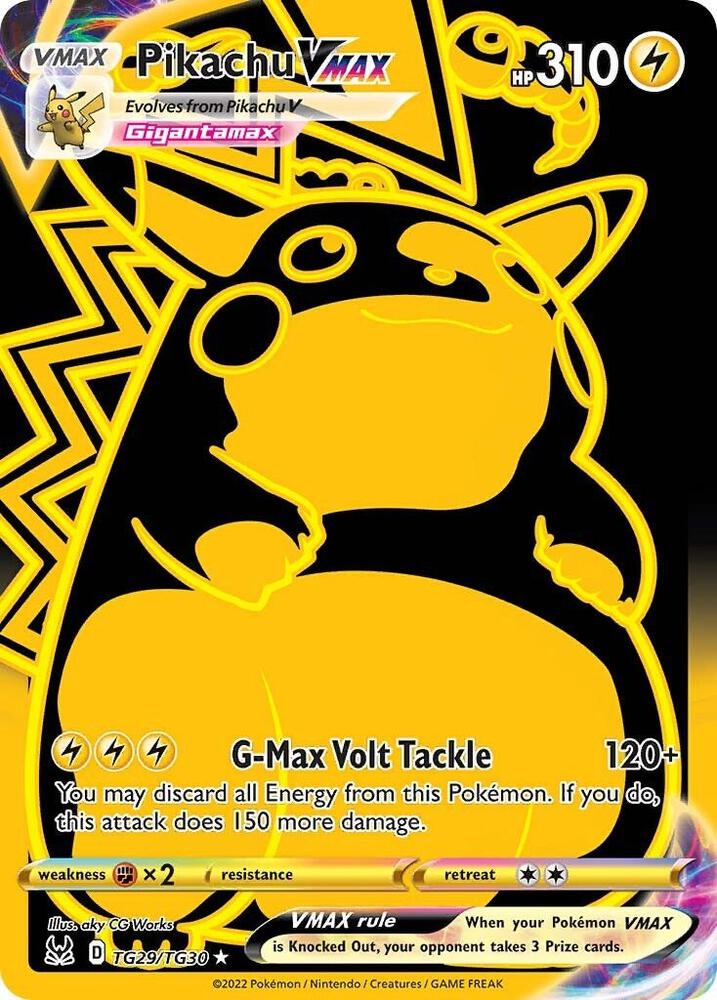 * Pikachu VMAX (Secret) - SWSH11: Lost Origin Trainer Gallery (SWSH11: TG)