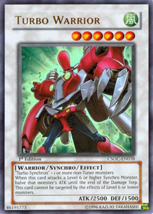 Image of Turbo Warrior (CSOC-EN038) - Crossroads of Chaos 1st Edition