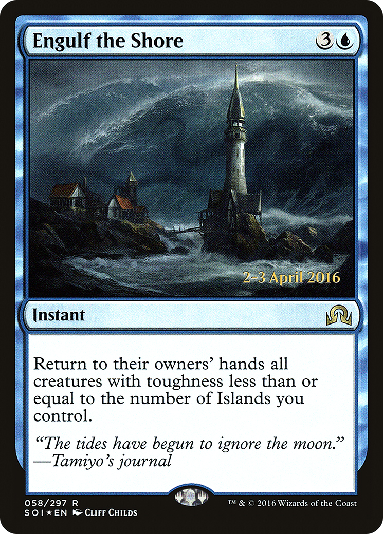 Image of Engulf the Shore (PRE-058) - Shadows over Innistrad Promos Foil