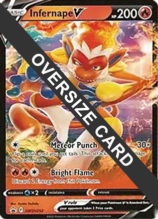Image of Infernape V - SWSH252 SWS252  - Holofoil Jumbo Cards - Promo