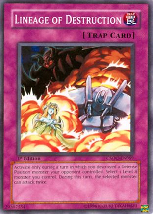 Image of Lineage of Destruction (CSOC-EN069) - Crossroads of Chaos Unlimited