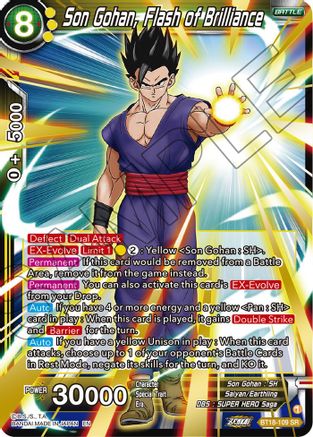Image of Son Gohan, Flash of Brilliance (BT18-109) - Dawn of the ZLegends Foil
