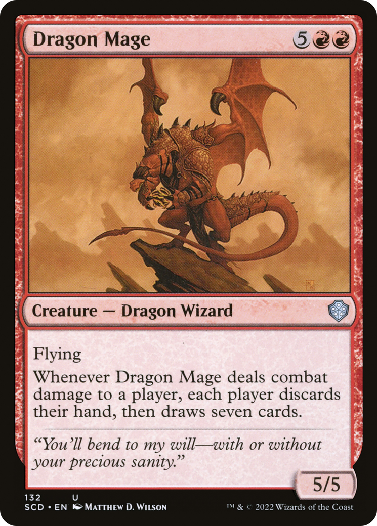 Image of Dragon Mage (SCD-132) - Starter Commander Decks