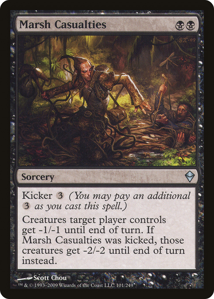 Image of Marsh Casualties (ZEN-101) - Zendikar Foil