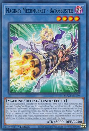 Image of Magikey Mechmusket - Batosbuster (MP22-EN139) - 2022 Tin of the Pharaoh's Gods 1st Edition