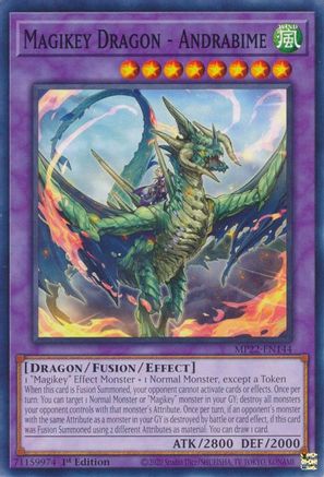Image of Magikey Dragon - Andrabime (MP22-EN144) - 2022 Tin of the Pharaoh's Gods 1st Edition