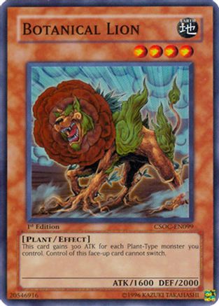 Image of Botanical Lion (CSOC-EN099) - Crossroads of Chaos 1st Edition
