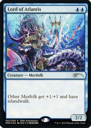 Image of Lord of Atlantis (30A-P-002) - 30th Anniversary Promos Foil