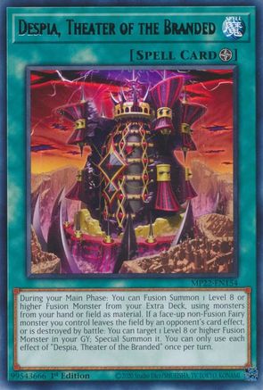 Image of Despia, Theater of the Branded (MP22-EN154) - 2022 Tin of the Pharaoh's Gods 1st Edition