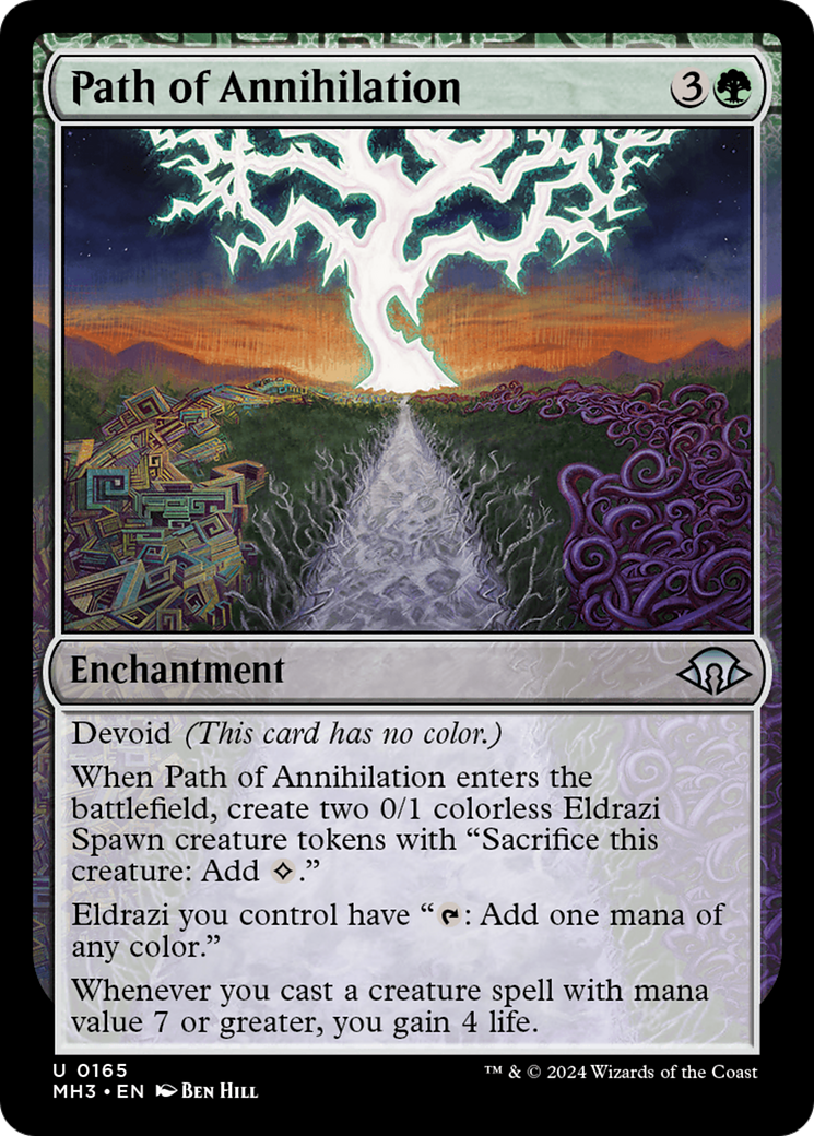 Image of Path of Annihilation (MH3-165) - Modern Horizons 3: (devoid) Foil