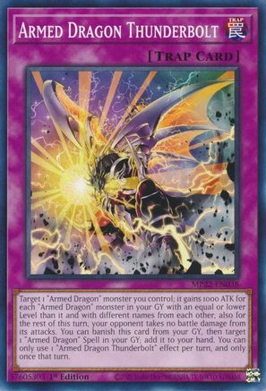Image of Armed Dragon Thunderbolt (MP22-EN038) - 2022 Tin of the Pharaoh's Gods 1st Edition