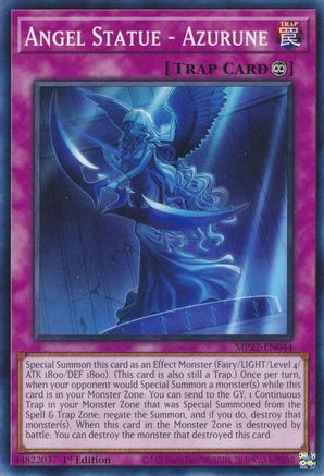 Image of Angel Statue - Azurune (MP22-EN044) - 2022 Tin of the Pharaoh's Gods 1st Edition