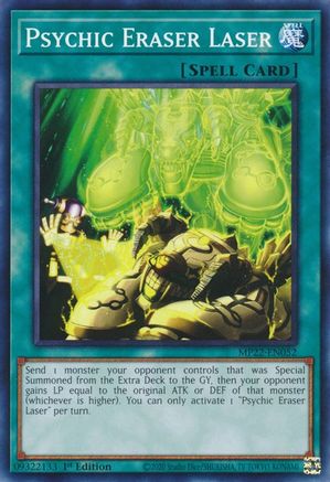 Image of Psychic Eraser Laser (MP22-EN052) - 2022 Tin of the Pharaoh's Gods 1st Edition