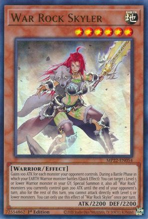 Image of War Rock Skyler (MP22-EN054) - 2022 Tin of the Pharaoh's Gods 1st Edition