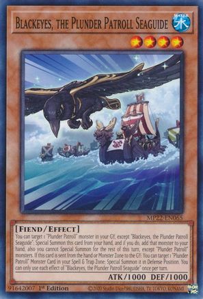 Image of Blackeyes, the Plunder Patroll Seaguide (MP22-EN065) - 2022 Tin of the Pharaoh's Gods 1st Edition