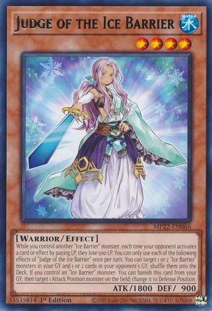 Image of Judge of the Ice Barrier (MP22-EN066) - 2022 Tin of the Pharaoh's Gods 1st Edition