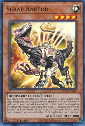 Image of Scrap Raptor (MP22-EN067) - 2022 Tin of the Pharaoh's Gods 1st Edition