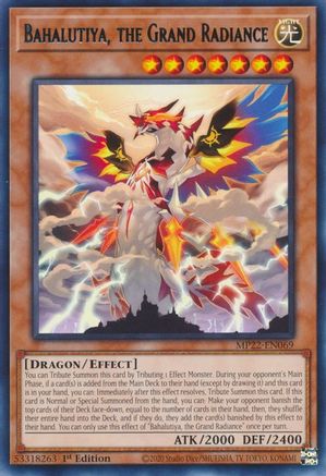 Image of Bahalutiya, the Grand Radiance (MP22-EN069) - 2022 Tin of the Pharaoh's Gods 1st Edition
