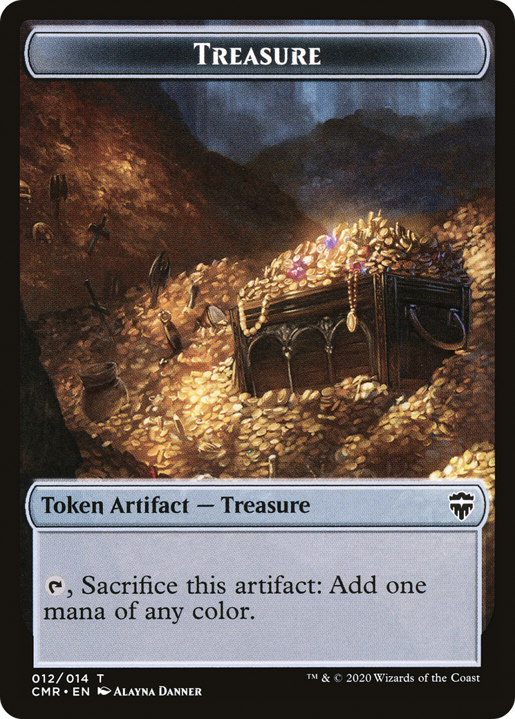 Image of Treasure Token (CMR-012) - Commander Legends Tokens