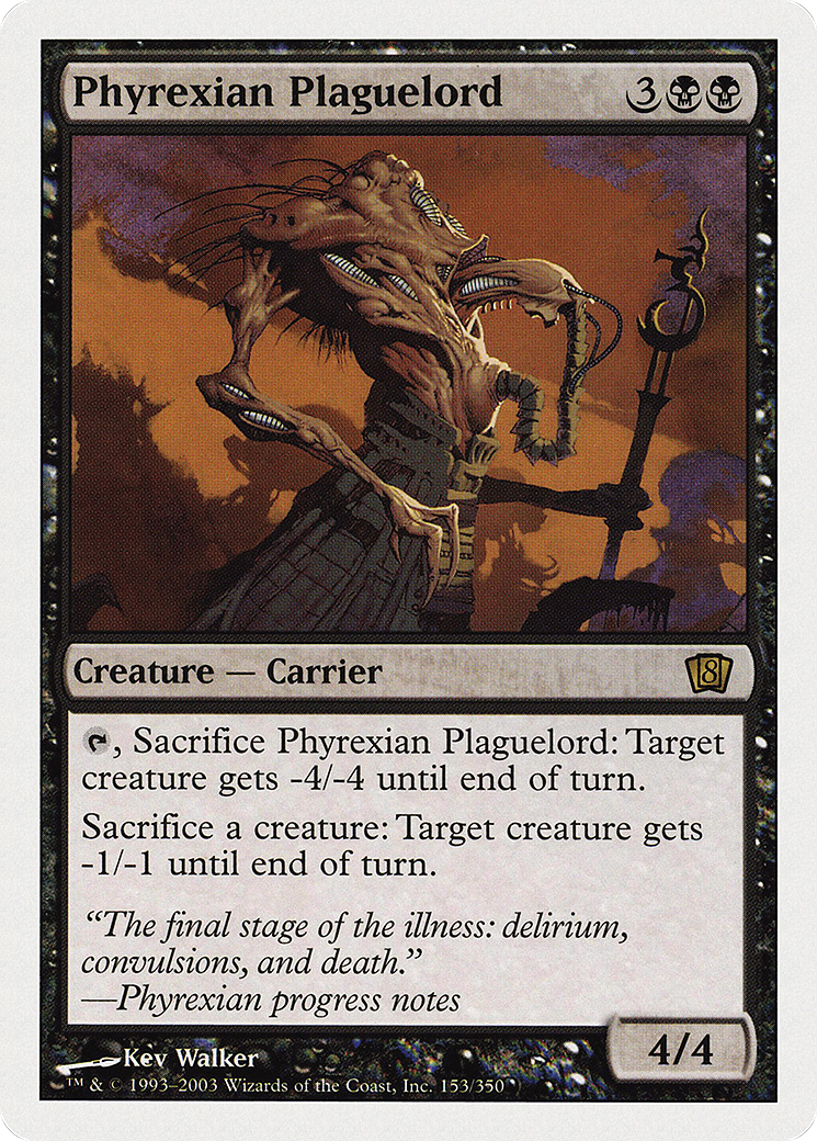 Image of Phyrexian Plaguelord (8ED-153★) - 8th Edition