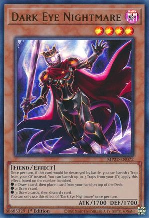 Image of Dark Eye Nightmare (MP22-EN072) - 2022 Tin of the Pharaoh's Gods 1st Edition