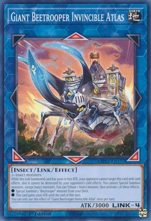 Image of Giant Beetrooper Invincible Atlas (MP22-EN177) - 2022 Tin of the Pharaoh's Gods 1st Edition