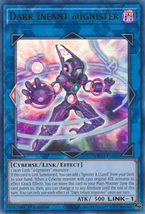 Image of Dark Infant @Ignister (MP22-EN086) - 2022 Tin of the Pharaoh's Gods 1st Edition