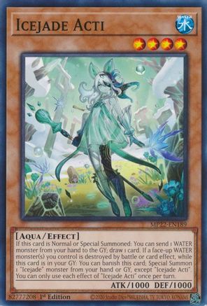 Image of Icejade Acti (MP22-EN189) - 2022 Tin of the Pharaoh's Gods 1st Edition
