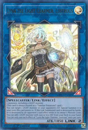 Image of Lyna the Light Charmer, Lustrous (MP22-EN089) - 2022 Tin of the Pharaoh's Gods 1st Edition