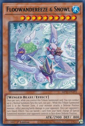 Image of Floowandereeze & Snowl (MP22-EN193) - 2022 Tin of the Pharaoh's Gods 1st Edition