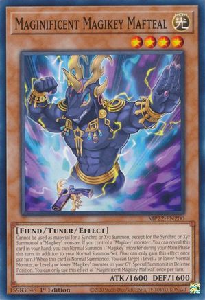 Image of Maginificent Magikey Mafteal (MP22-EN200) - 2022 Tin of the Pharaoh's Gods 1st Edition