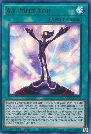 Image of A.I. Meet You (MP22-EN095) - 2022 Tin of the Pharaoh's Gods 1st Edition