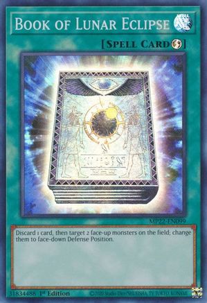 Image of Book of Lunar Eclipse (MP22-EN099) - 2022 Tin of the Pharaoh's Gods 1st Edition