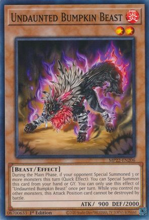 Image of Undaunted Bumpkin Beast (MP22-EN206) - 2022 Tin of the Pharaoh's Gods 1st Edition