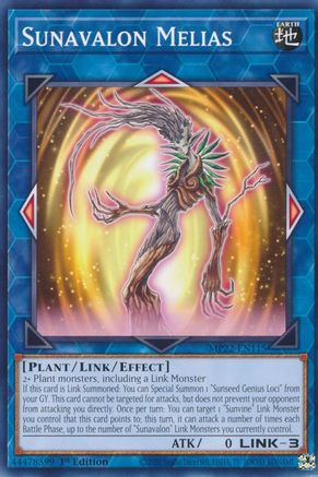 Image of Sunavalon Melias (MP22-EN115) - 2022 Tin of the Pharaoh's Gods 1st Edition