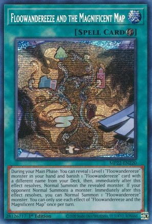 Image of Floowandereeze and the Magnificent Map (MP22-EN220) - 2022 Tin of the Pharaoh's Gods 1st Edition