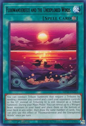 Image of Floowandereeze and the Unexplored Winds (MP22-EN221) - 2022 Tin of the Pharaoh's Gods 1st Edition