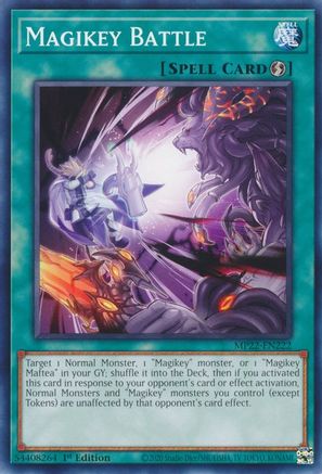 Image of Magikey Battle (MP22-EN222) - 2022 Tin of the Pharaoh's Gods 1st Edition